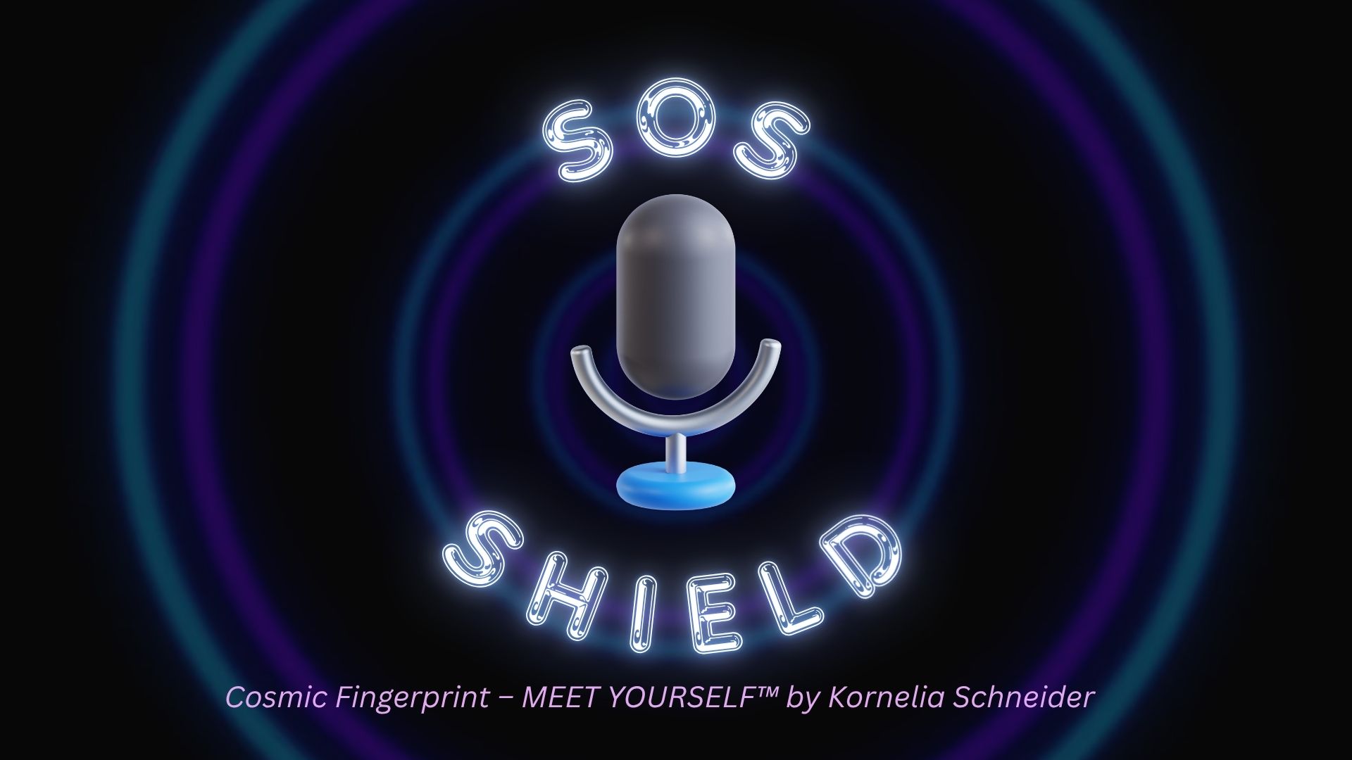 SOS Shield — Cosmic Fingerprint by Kornelia Schneider